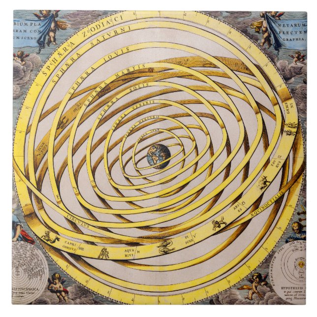 Celestial Map Andres Celarius Tile (Front)