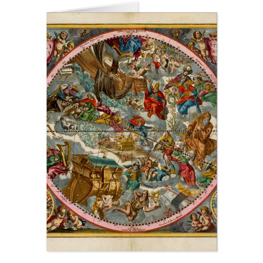 Celestial Map Antique I Cards (Front)
