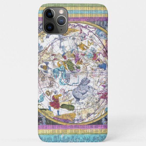 Celestial Map Hemisphaerium Coeli Boreale iPhone 11 Pro Max Case