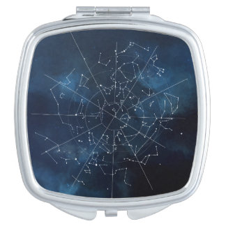 Celestial Map Mirror For Makeup