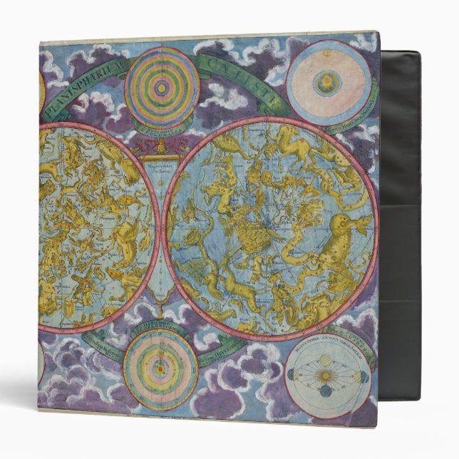 Celestial Map of the Planets Binder (Front/Inside)