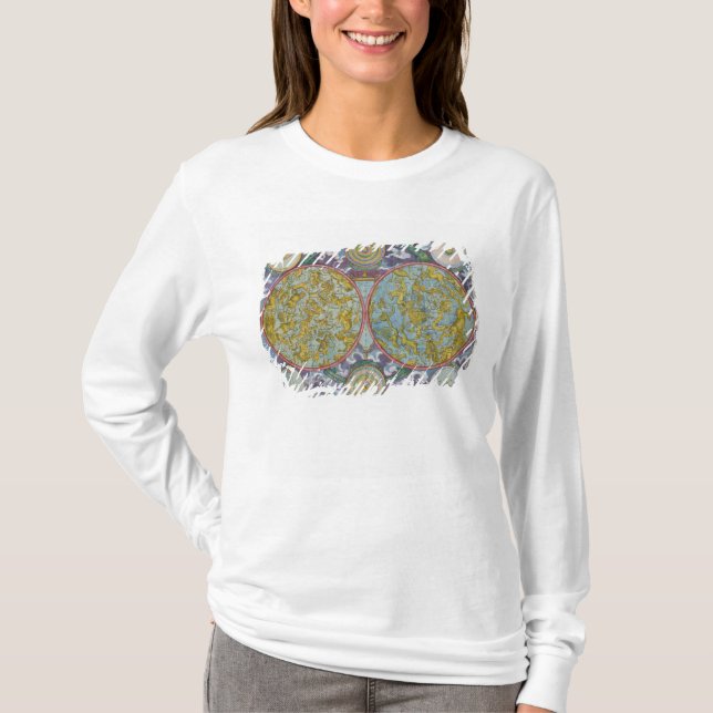 Celestial Map of the Planets T-Shirt (Front)
