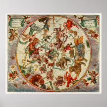 Celestial Map Vintage