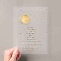 Celestial Midnight Moon Wedding