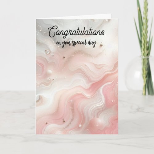 Celestial Milky Way Congratulations Card