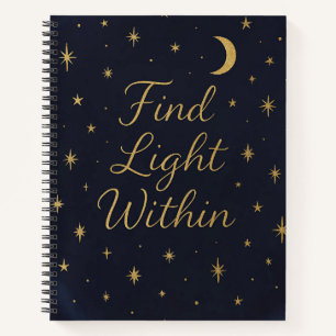 Celestial Minimalist Journal – Elegant Starry 