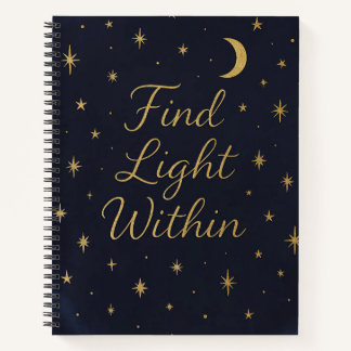 Celestial Minimalist Journal – Elegant Starry 
