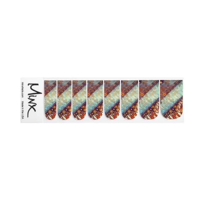 Celestial Monarch Butterfly Nails Minx Nail Art (Right Hand)