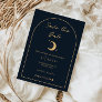 Celestial Moon and Stars Arch Save the Date Invitation
