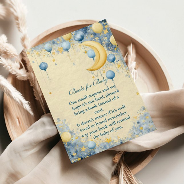 Celestial Moon and Stars Books for Baby  Enclosure Card (Creator Uploaded)