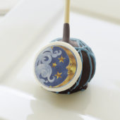 Celestial Moon and Stars Cake Pop (Front Insitu)