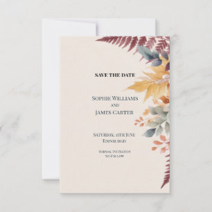 Celestial Moon and Stars Wedding Save the Date