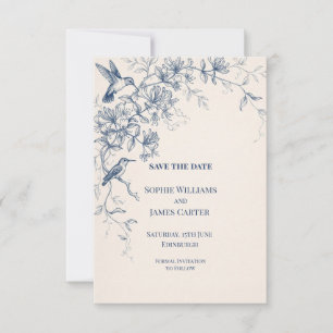 Celestial Moon and Stars Wedding Save the Date
