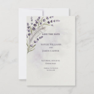 Celestial Moon and Stars Wedding Save the Date