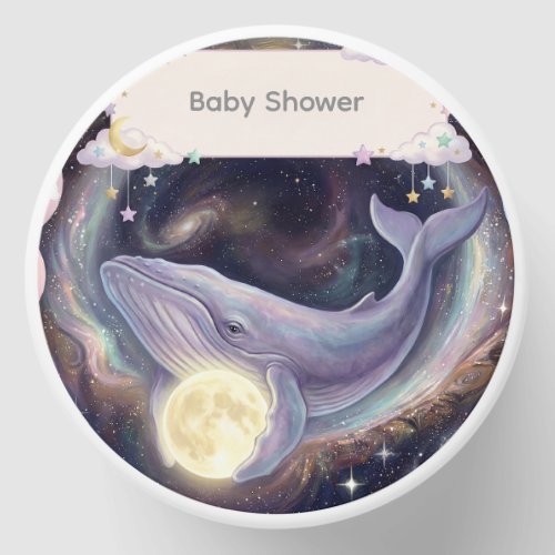 Celestial Moon Baby Shower Candle
