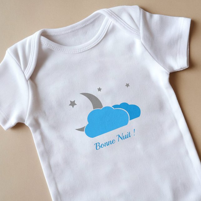 Celestial - Moon, Clouds and Stars Baby Bodysuit (Celestial - Moon, Clouds and Stars Baby Bodysuit)
