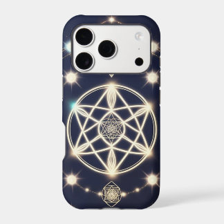 Celestial Moon Cycle Mandala – Sacred Geometry iPhone 17 Pro Case