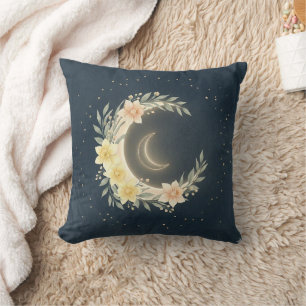 Celestial Moon & Daffodil Nursery Pillow