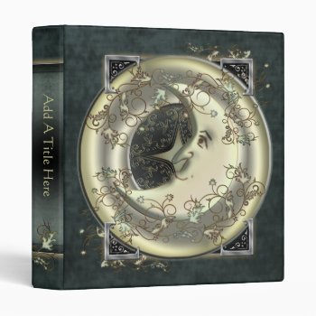 Celestial Moon Design 1" Avery Binder by EarthMagickGifts at Zazzle