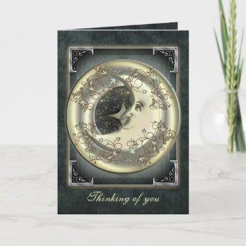 Celestial Moon Greetings And Note Cards by EarthMagickGifts at Zazzle