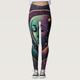 "Celestial Moon Leggings