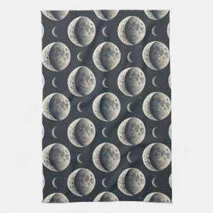 Celestial Moon Phase (1) Kitchen Towel