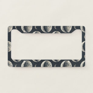 Celestial Moon Phase (1) License Plate Frame