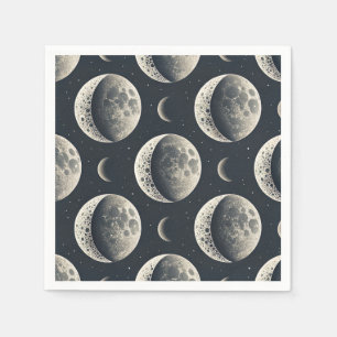 Celestial Moon Phase (1) Napkins