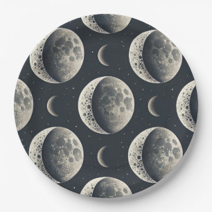 Celestial Moon Phase (1) Paper Plates
