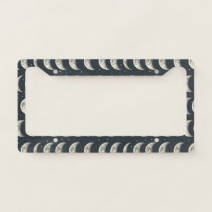 Celestial Moon Phase (2) License Plate Frame