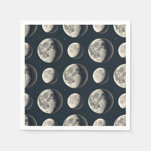 Celestial Moon Phase (2) Napkins