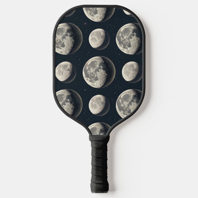Celestial Moon Phase (2) Pickleball Paddle (Front)