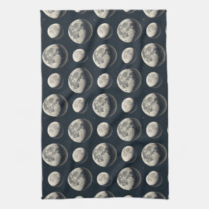 Celestial Moon Phase (3) Kitchen Towel