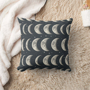 Celestial Moon Phase (3) Throw Pillow