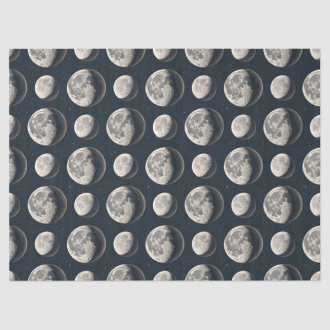 Celestial Moon Phase (3) Tissue Paper (Front)