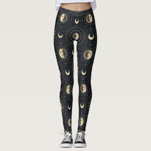 Celestial Moon Phase (4) Leggings