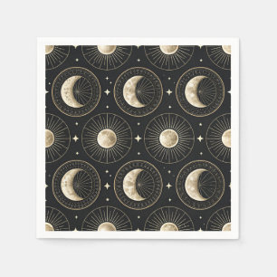 Celestial Moon Phase (5) Napkins