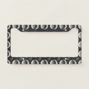 Celestial Moon Phase (6) License Plate Frame