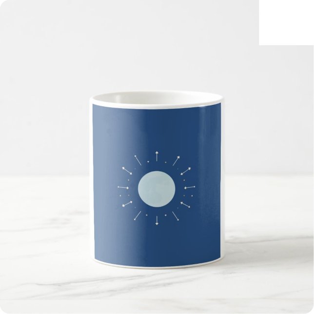 Celestial Moon Phase Mug - Teal & Violet (Creator Uploaded)