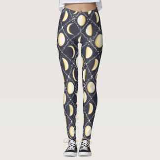 Celestial Moon Phases Pattern