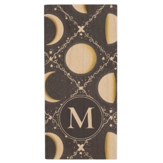 Celestial Moon Phases Pattern