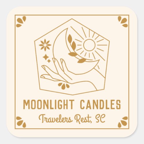 Celestial Moon Product Label