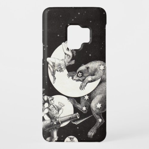 Celestial Moon Sky Universe God Night Illustration Case_Mate Samsung Galaxy S9 Case