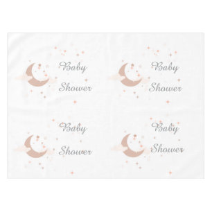 Celestial Moon & Stars Gender Neutral Welcome Baby Tablecloth