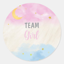 Celestial Moon Stars Gender Reveal Party Vote