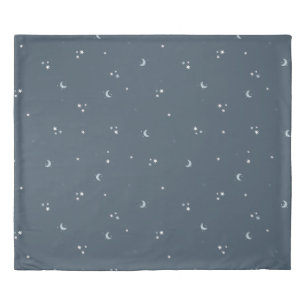 Celestial Moon & Stars Night Sky Design Duvet Cover