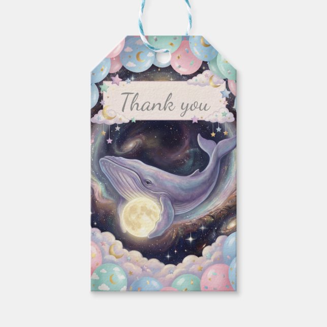 Celestial Moon Thank You Favor Tag (Front)