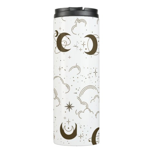 Celestial Moon Theme  Thermal Tumbler