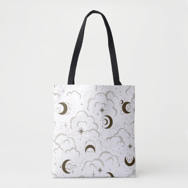 Celestial Moon Theme  Tote Bag (Front)