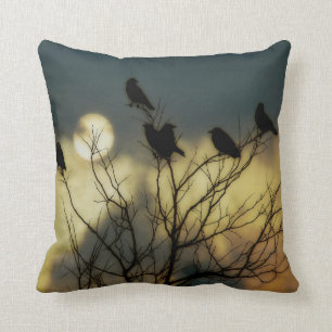 Celestial Moon Throw Pillow